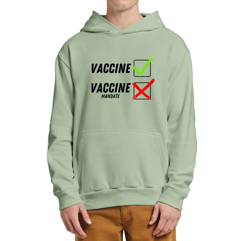 Stop The Vaccine Mandate Urban Pullover Hoodie by Lydiakloppe | Artistshot