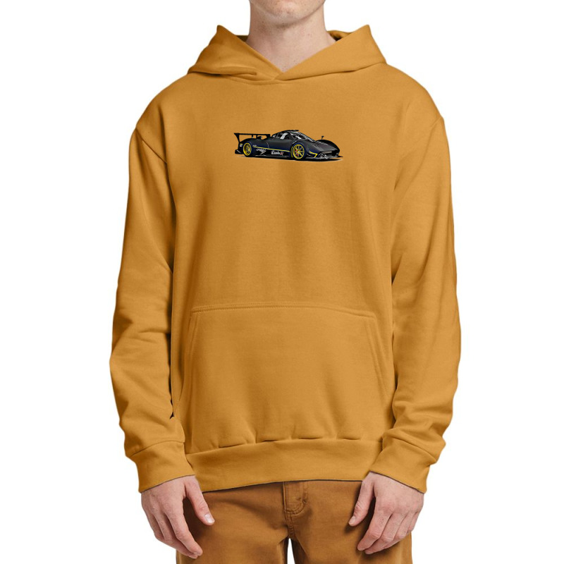 Pagani Zonda R Supercar Racing Cartoon Urban Pullover Hoodie by RickyRamshur | Artistshot