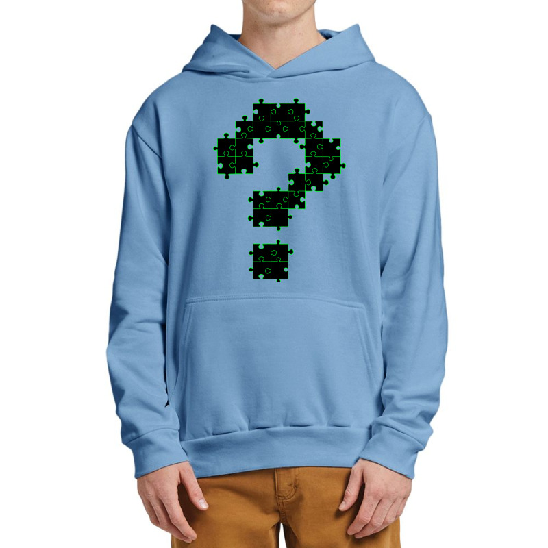 Question Mark Puzzle Urban Pullover Hoodie | Artistshot