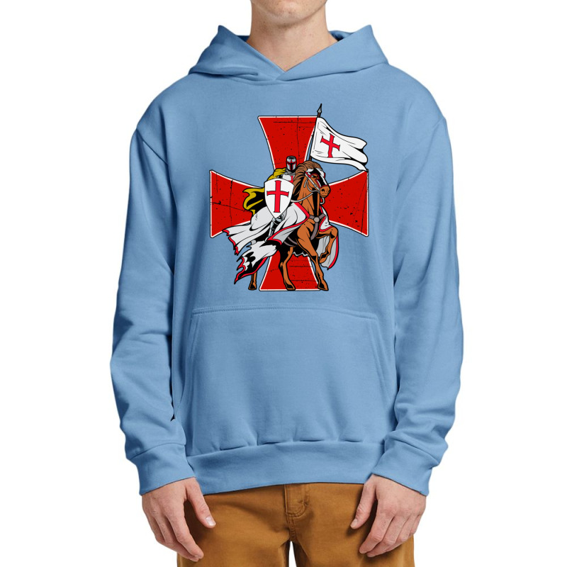 Knights Templar Crusader Medieval Urban Pullover Hoodie | Artistshot