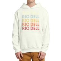 Rio Dell California Rio Dell Ca Retro Vintage Text T Shirt Urban Pullover Hoodie | Artistshot