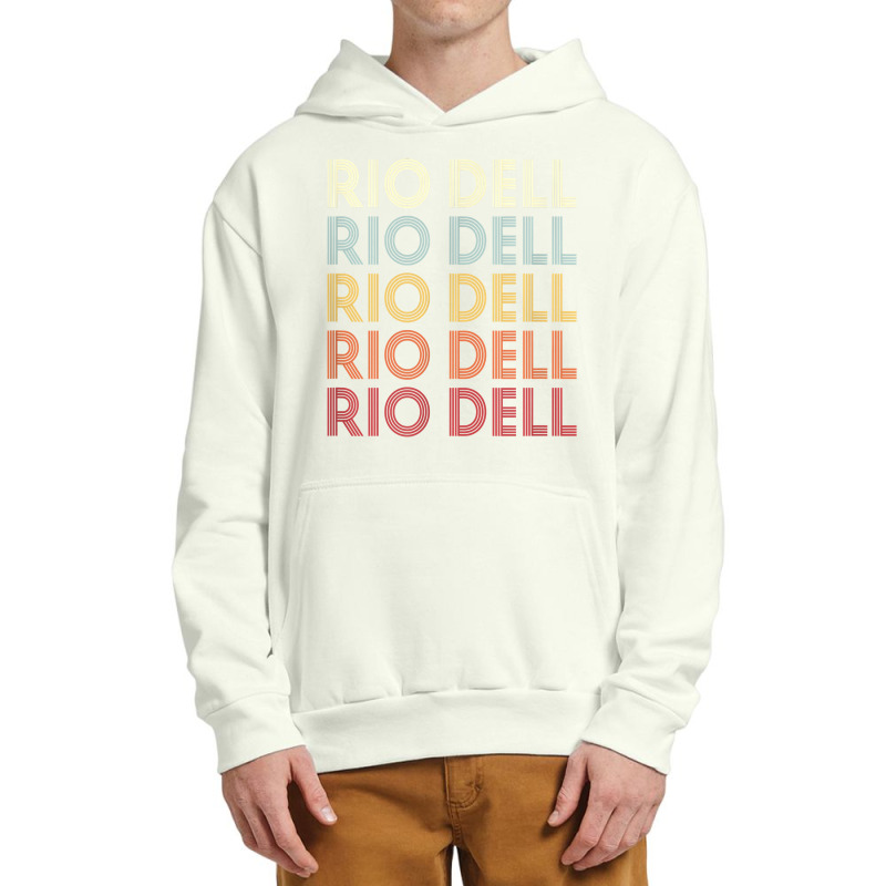 Rio Dell California Rio Dell Ca Retro Vintage Text T Shirt Urban Pullover Hoodie | Artistshot