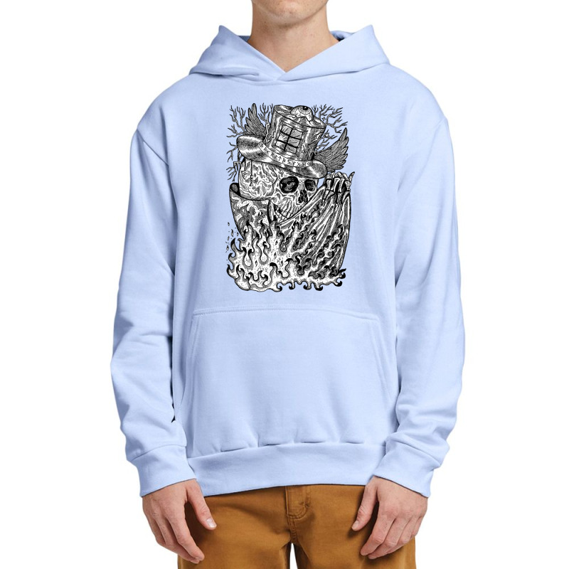 Alt Clothing Aesthetic Goth-skeleton Magician Occult Tarot Urban Pullover Hoodie | Artistshot