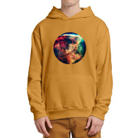 Outer Space Pop Socket Urban Pullover Hoodie | Artistshot