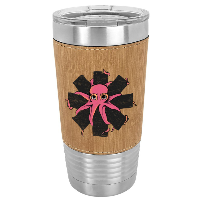 Red Octopus Vintage Leatherette Tumbler | Artistshot