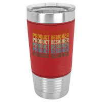 Product Designer Retro T Shirt Leatherette Tumbler | Artistshot