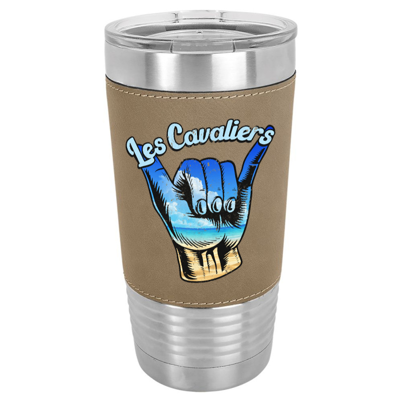 Les Cavaliers, Les Cavaliers Surf, Les Cavaliers Shaka, The Les Cavali Leatherette Tumbler | Artistshot