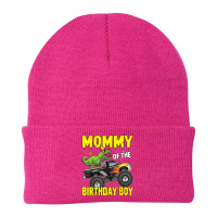 Mommy Of The Birthday Boy Dinosaurs T Rex Monster Truck Characters Car Beanie | Artistshot