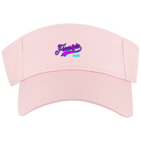 Womens Freestyle Music Retro Script Lettering Love The 80s Gifts Men Visor Hat | Artistshot