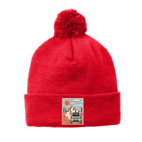 Trail 4runner Overlanding Vibes Premium T Shirt Pom Pom Beanie | Artistshot