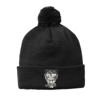 Music Vintage Retro Heartwork    Gifts Women Pom Pom Beanie | Artistshot