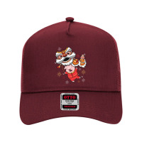 Dragon Lion Dancing Pig Chinese New Year 2019 Mesh Back Trucker Hat | Artistshot