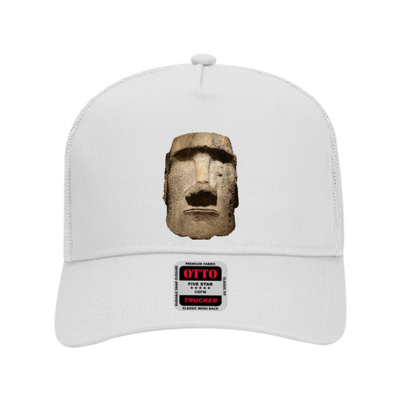 Easter Island Moai Statue Monolith World Mystery Mesh Back Trucker Hat | Artistshot