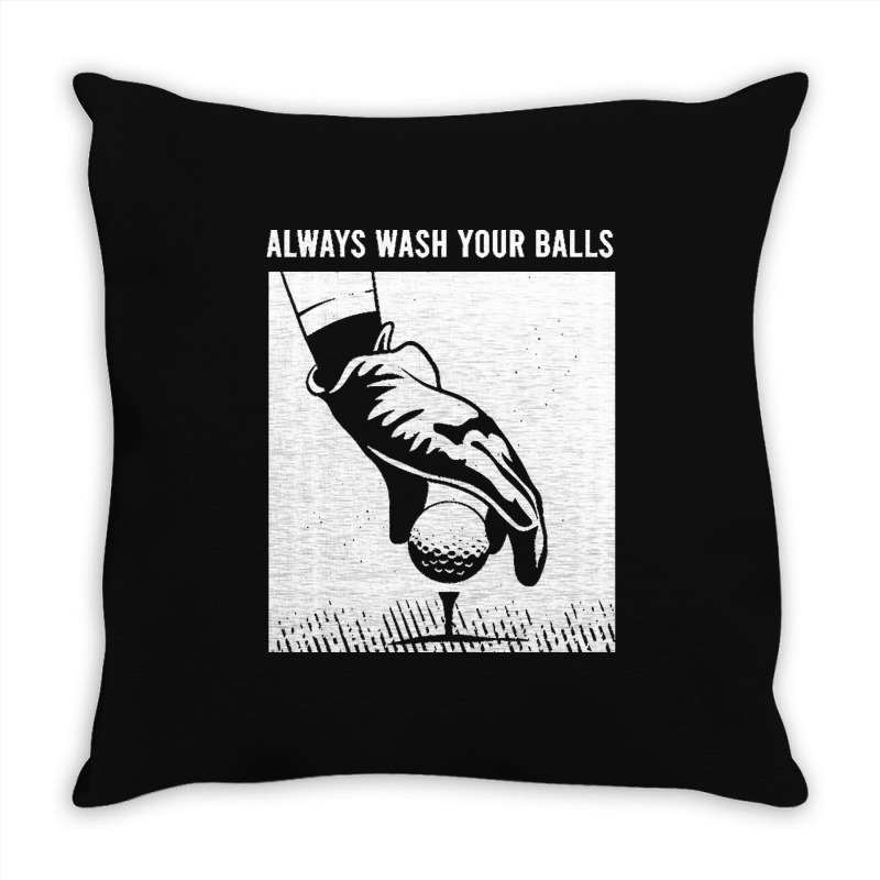 Golf Player T  Shirt Funny Golf Clothing For A Golf Player Throw Pillow | Artistshot