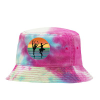 Womens Ballet Graphic Ballerina Dance Course Dancer Point Dance T Shir Tie Dyed Bucket Hat | Artistshot