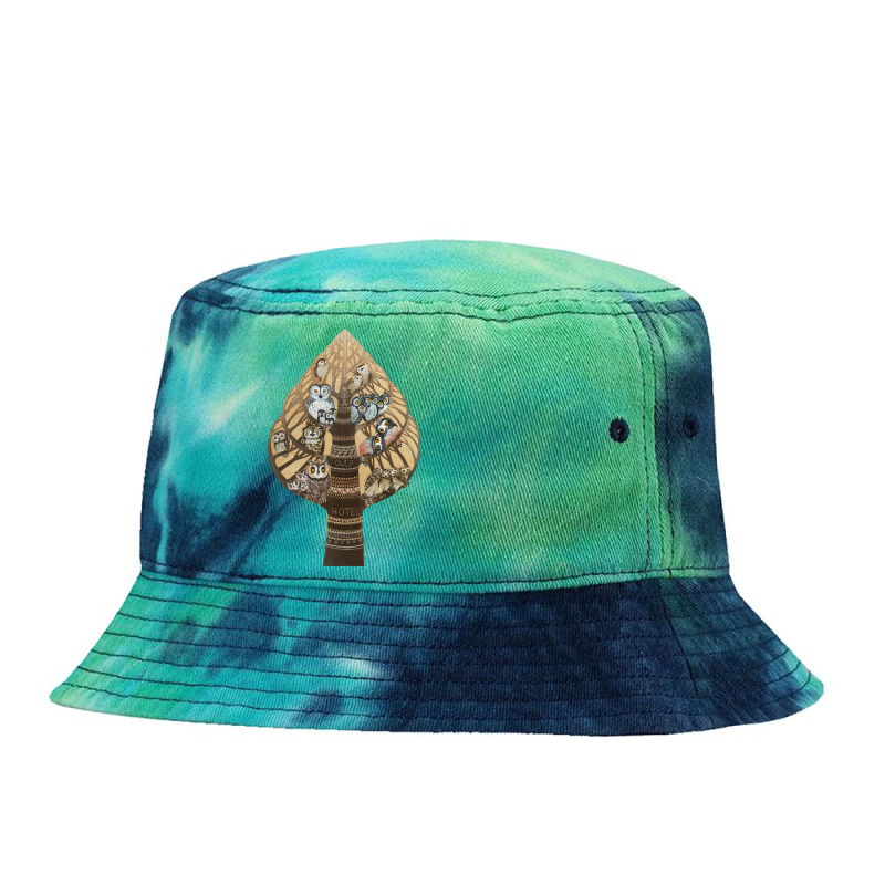 Owl Hotel Tie Dyed Bucket Hat | Artistshot