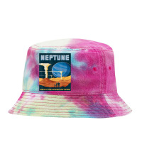 Retro Neptune Gaze At The Geysers On Triton Space Tourism T Shirt Tie Dyed Bucket Hat | Artistshot