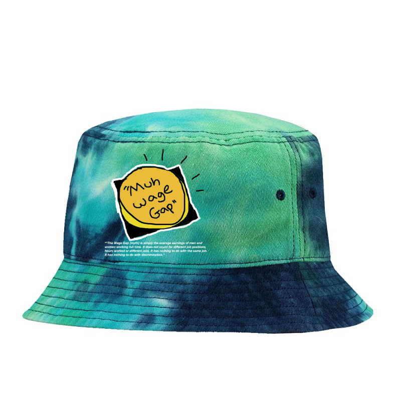 Muh Wage Gap Tie Dyed Bucket Hat | Artistshot