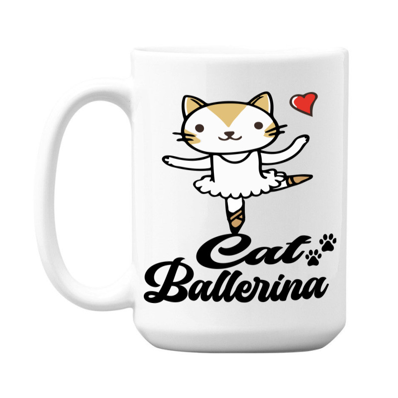 Ballerina Cat 15 Oz Coffee Mug | Artistshot