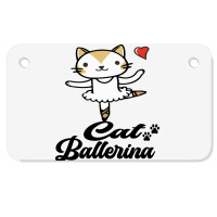 Ballerina Cat Motorcycle License Plate | Artistshot