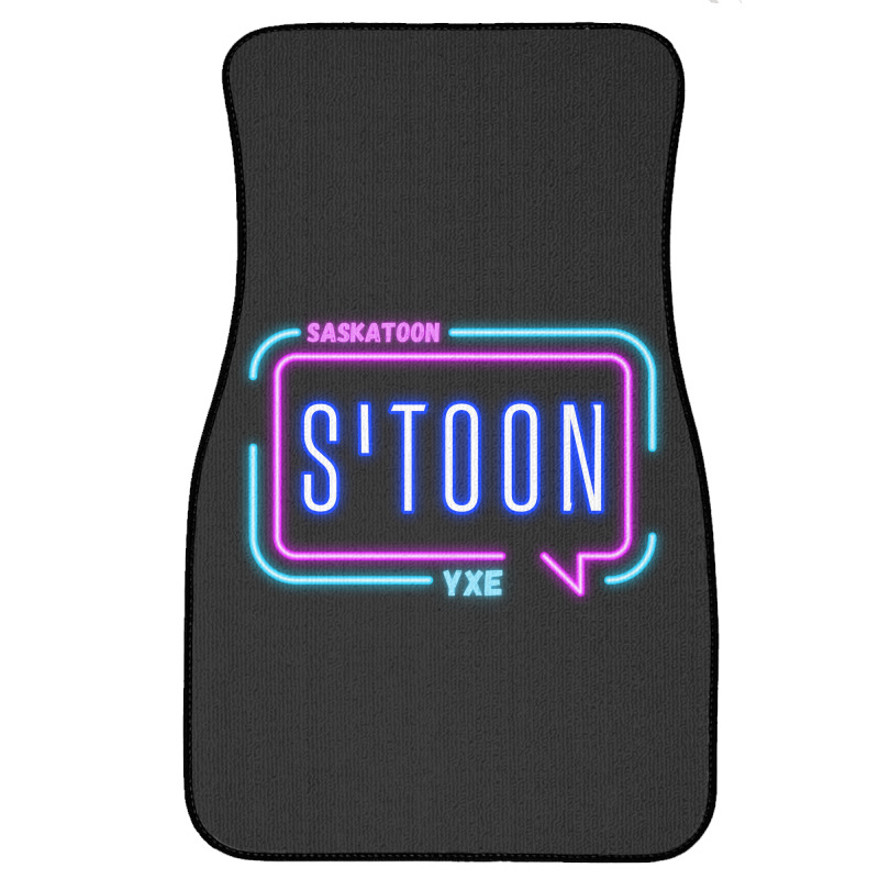 Saskatoon City Lights Front Car Mat by Stoon Style Studio | Artistshot