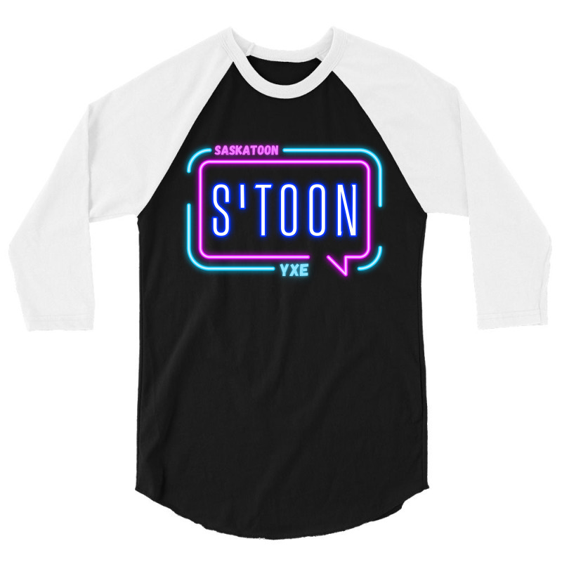 Saskatoon City Lights 3/4 Sleeve Shirt by Stoon Style Studio | Artistshot