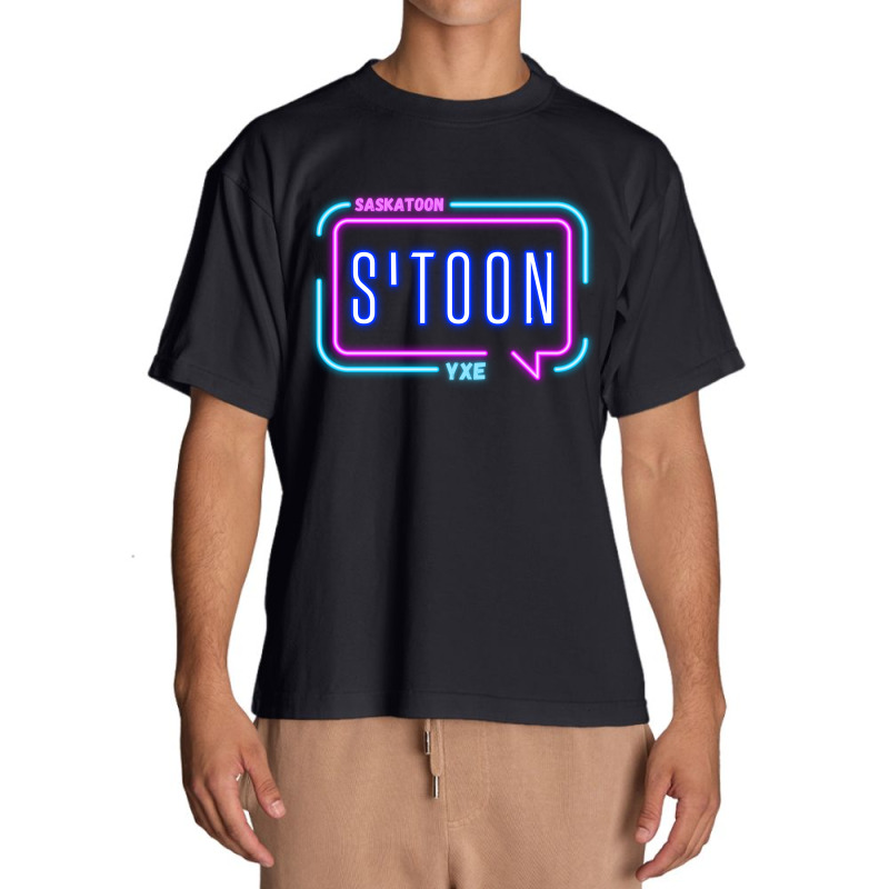 Saskatoon City Lights Urban Heavy T-shirt by Stoon Style Studio | Artistshot