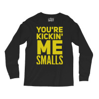 Maternity You're Kickin Me Smalls Long Sleeve Shirts | Artistshot