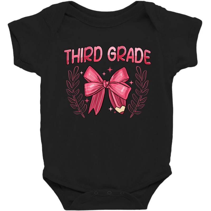 Coquette Teacher Third Grade Baby Bodysuit | Artistshot