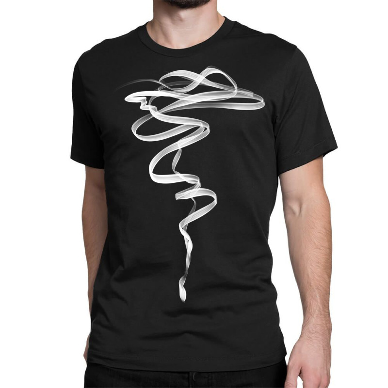 Minimalist Smoke Paint Classic T-shirt by ren21 | Artistshot