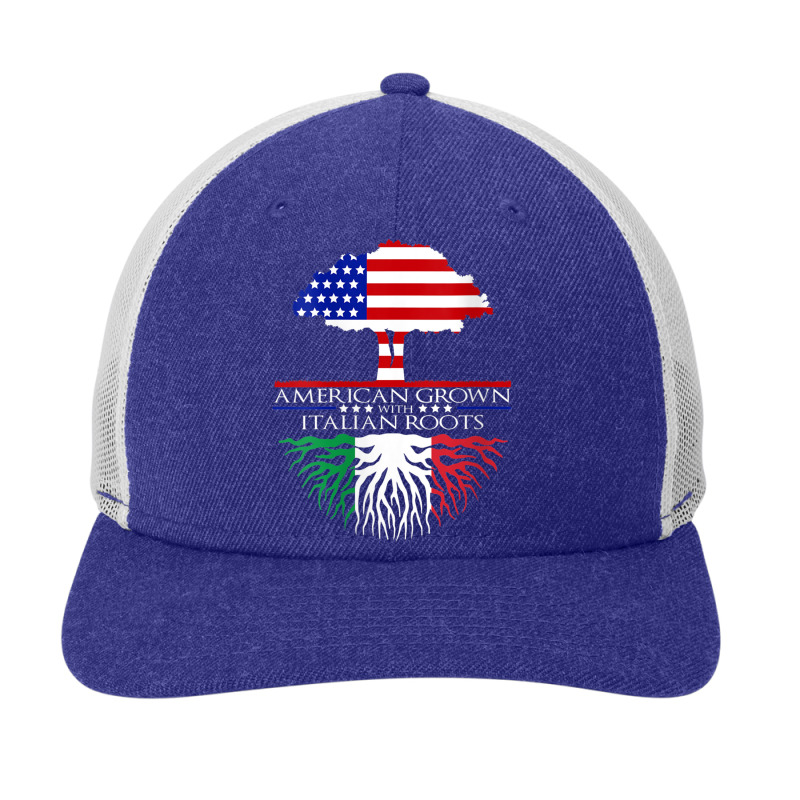 Womens Italian Roots American Grown Tree Flag Usa Italy V Neck T Shirt Snapback Trucker Cap by KaseeDheera | Artistshot