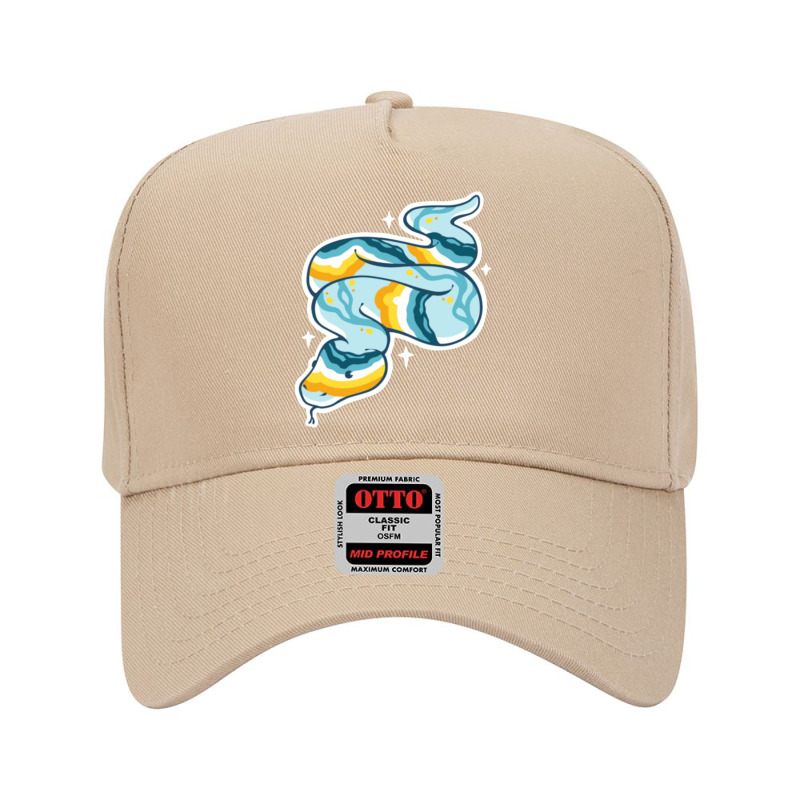 Pride Snakes - Aroace (sunset) Adjustable Baseball Cap | Artistshot