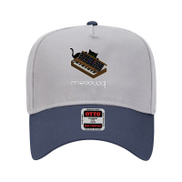 Synthesizer Cat Meow Adjustable Baseball Cap | Artistshot