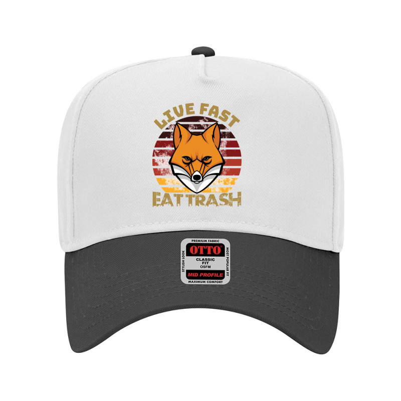 Live Fast Eat Trash Possum Adjustable Baseball Cap by Kuwannin528 | Artistshot