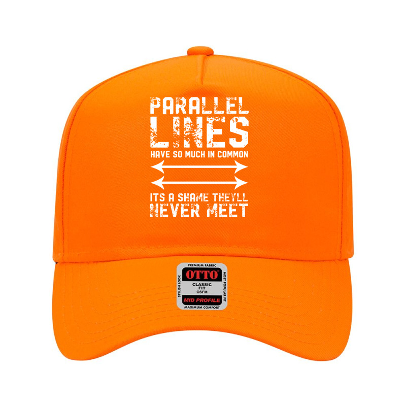 Mathematics Parallels Adjustable Baseball Cap by cm-arts | Artistshot