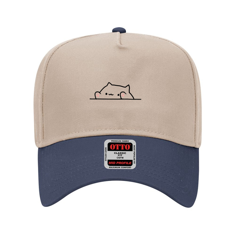 Bongo Cat With A Cute Bongo Cat Adjustable Baseball Cap | Artistshot