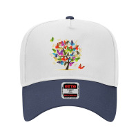 Butterfly Tree Beautiful, Butterfly Tree, Beautiful, Butterfly Tree Vi Adjustable Baseball Cap | Artistshot