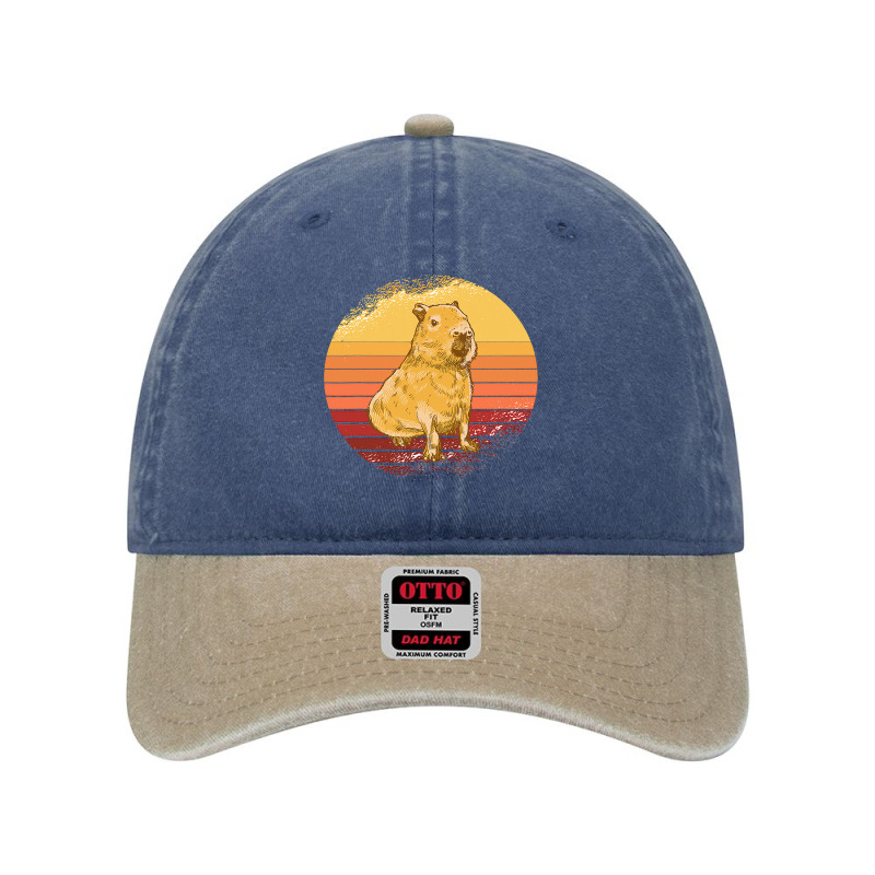 Nice Capybara Design , Best Gift, Costume, Halloween, Xmas, Christmas, Dyed Cap | Artistshot