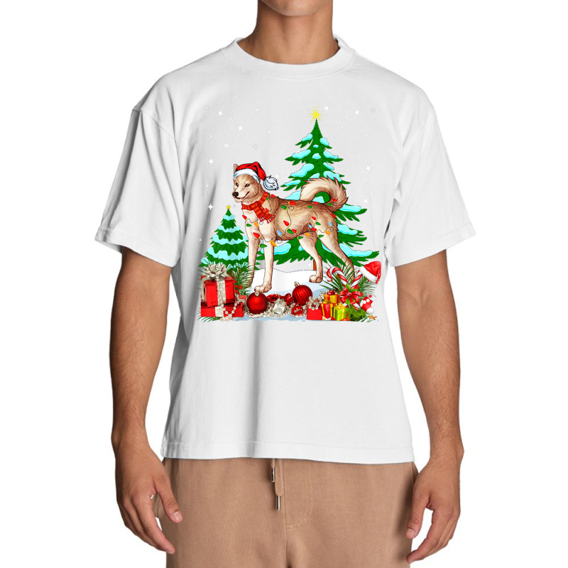 Funny Canaan Dog Christmas Xmas Cute Urban Heavy T-shirt by Posh | Artistshot