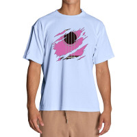 Ripped Ukulele Pink Color Urban Heavy T-shirt | Artistshot