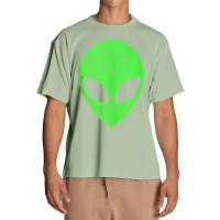 Green Alien Head Distressed Vintage Storm Area 51 Tank Top Urban Heavy T-shirt | Artistshot