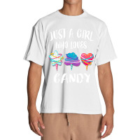 Just A Girl Who Loves Candy Gift Urban Heavy T-shirt | Artistshot