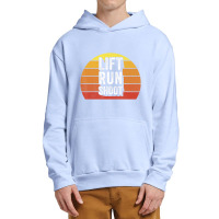 Retro Lift Run Shoo Fitness Gym Workout Vintage Urban Pullover Hoodie | Artistshot