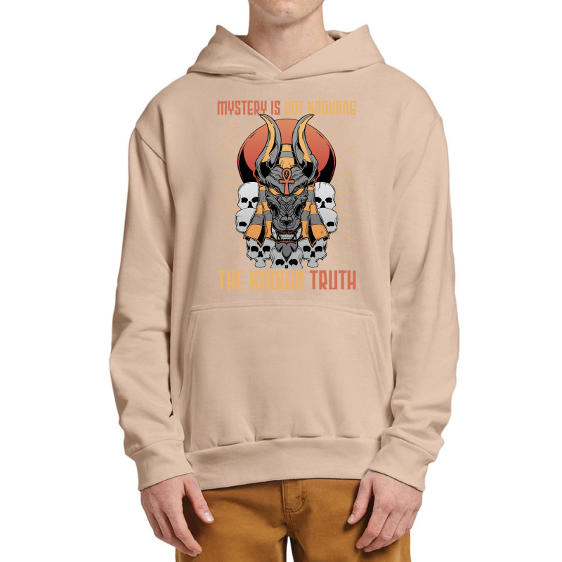 Pharaohs   Mystery Is Not Knowing The Known Truth   Anubis Sweatshirt Urban Pullover Hoodie by vacheu | Artistshot