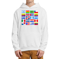 Vintage Latin American Flags Hispanic Heritage Month T Shirt Urban Pullover Hoodie | Artistshot