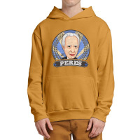 Shimon Peres Israeli President Prime Minister Retro Style Urban Pullover Hoodie | Artistshot