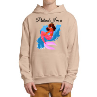 Pretend Im A Mermaid  Animal Halloween Urban Pullover Hoodie | Artistshot