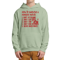 How To Survive A Horror Movie Don't Be Blonde Don't Slip Up T Shirt Urban Pullover Hoodie | Artistshot