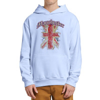 Manchester, Uk  United Kingdom Union Jack English T Shirt Urban Pullover Hoodie | Artistshot