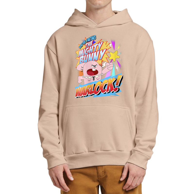 Womens Cn The Amazing World Of Gumball Facing The Bunny Warlock Urban Pullover Hoodie by ngodieutrinh | Artistshot